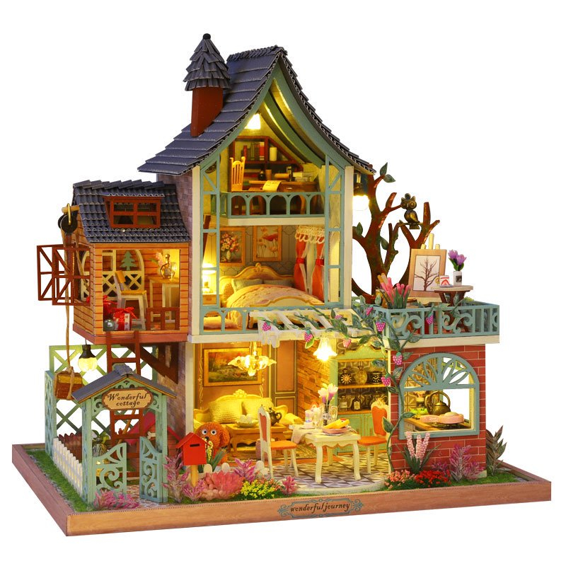 The “Jungle Secret” 3D Wooden Miniature House Kit