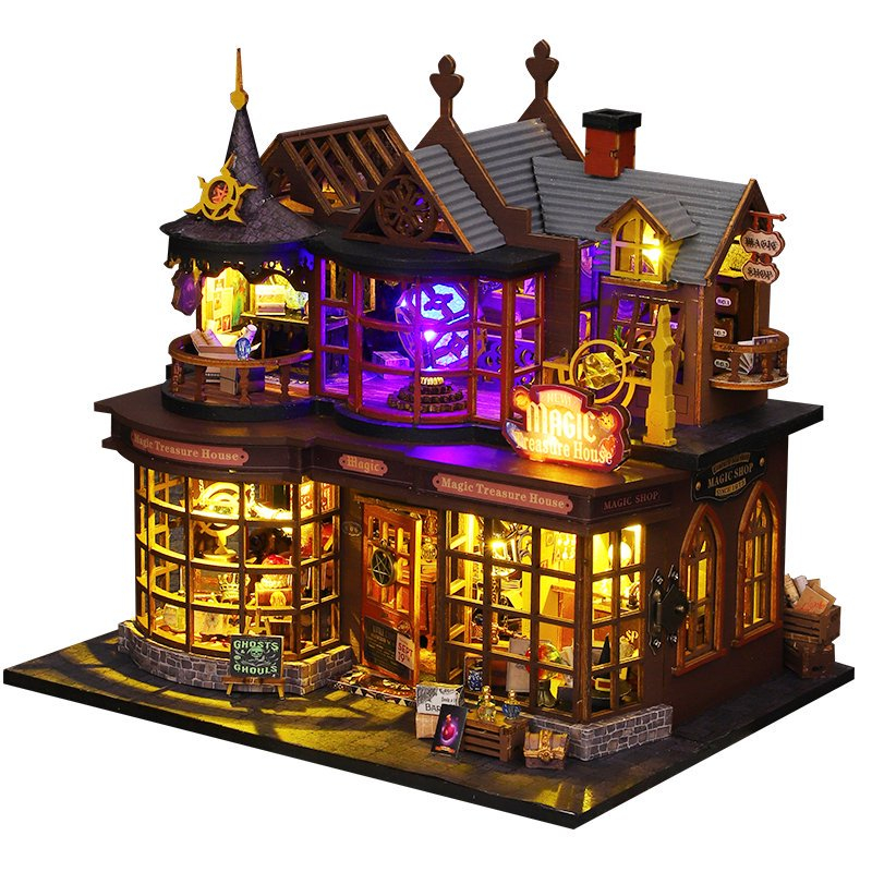 Magic Treasure House 3D Wooden Miniature Model Kit