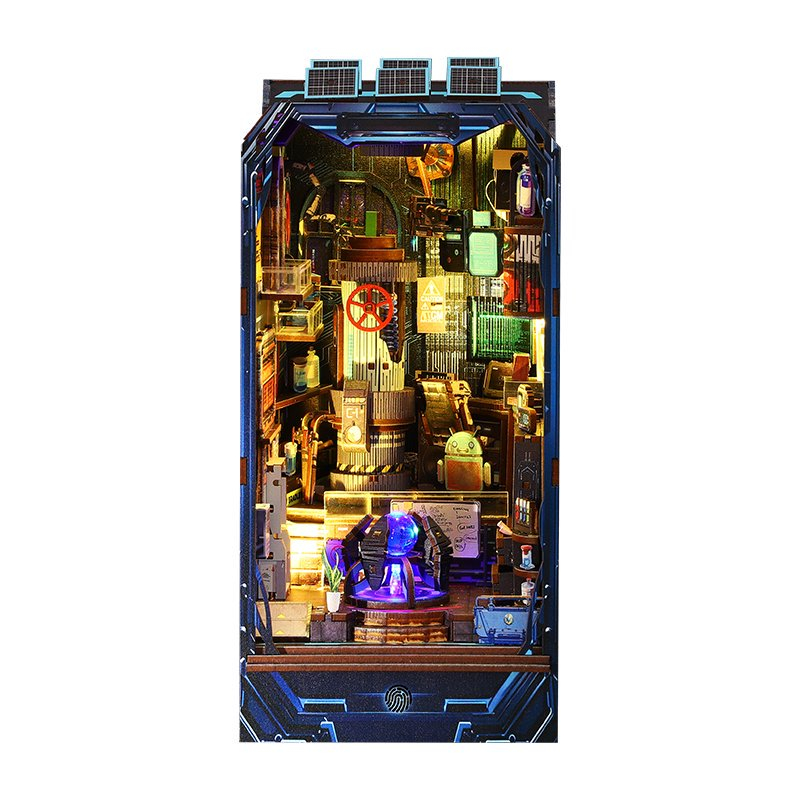 Energy Lab 3D Wooden Bookend Set