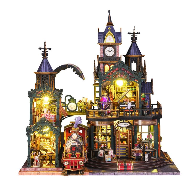 Trackborne Enigma 3D Wooden Miniature Model Kit