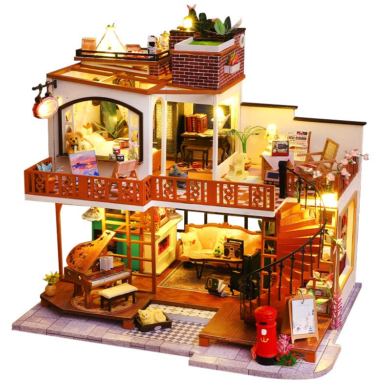 Shining Lane 3D Wooden Miniature Model Kit