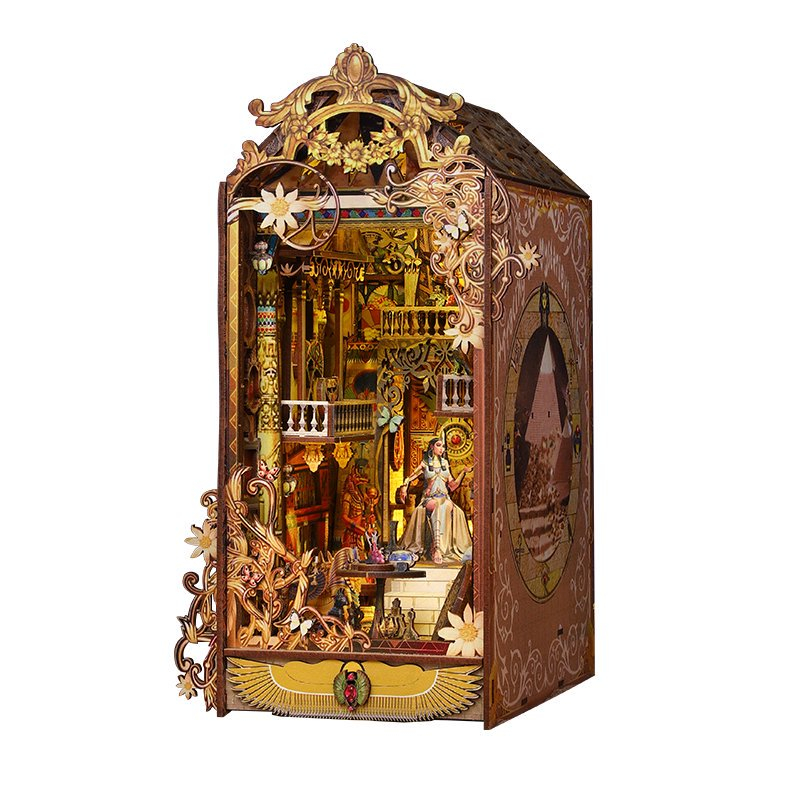 Trace-Maze City 3D Wooden Bookend Set