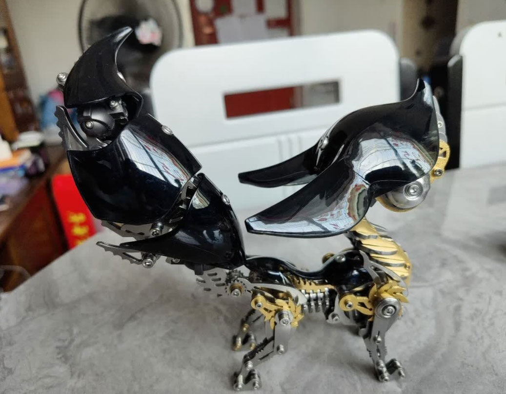 Unleash the Fierce Guardian Spirit: The "Fox" 3D Metal Mechanical Model Kit photo review