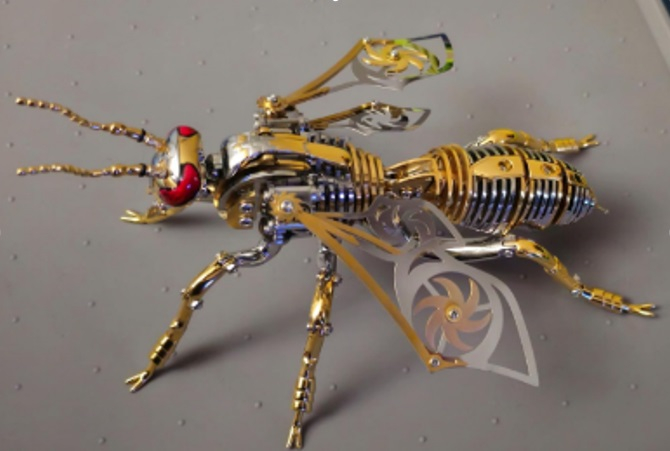 Bumblebee Metal Assembly Jigsaw Game with Steel Mechanical Engineering photo review
