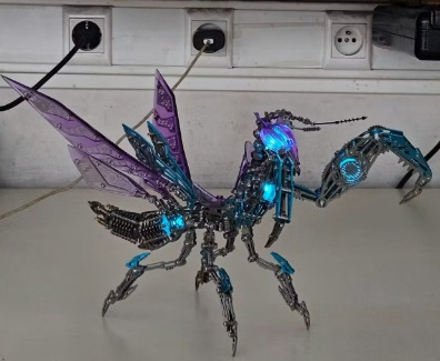Unleash the Crystalline Hunter: The "Mantis" 3D Metal Crystal Dragon Model photo review