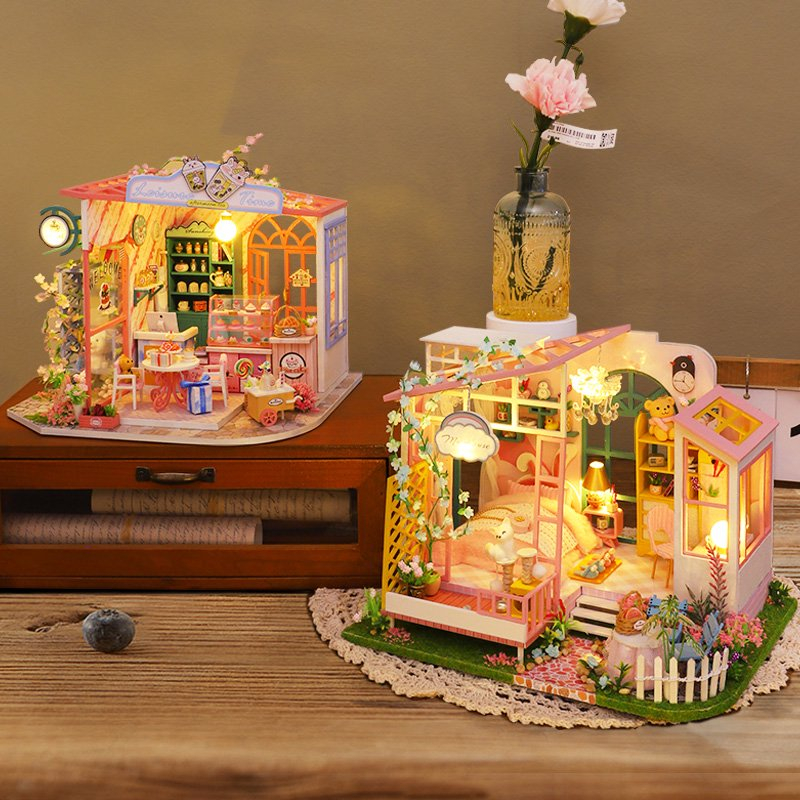 Tea Time Memories 3D Wooden Micro House - Image 5