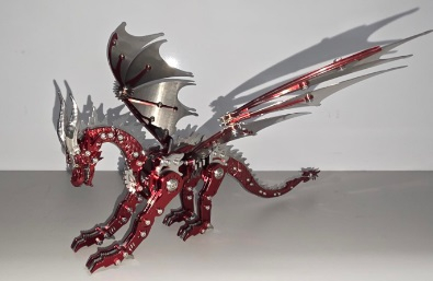 Click to view full screen Metal Dragon Puzzle Building Set,Collectible Mechanical Engineering Crafts photo review